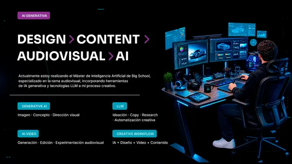 AI creative workflow — generative tools and audiovisual production